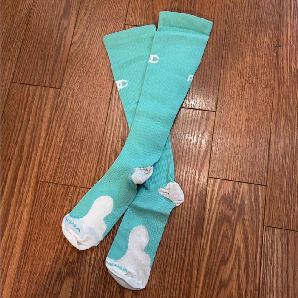 Mint Green Compression Socks
